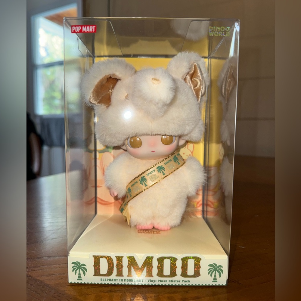 POP MART DIMOO Elephant in Moonlight Vinyl Plush Figure NIB